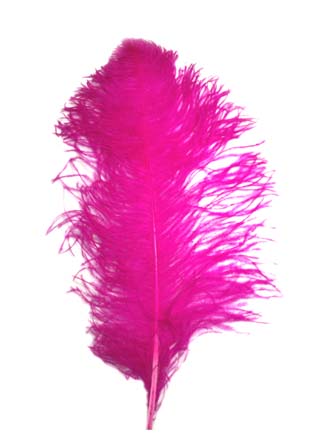 Ostrich Feather Plume - PINK